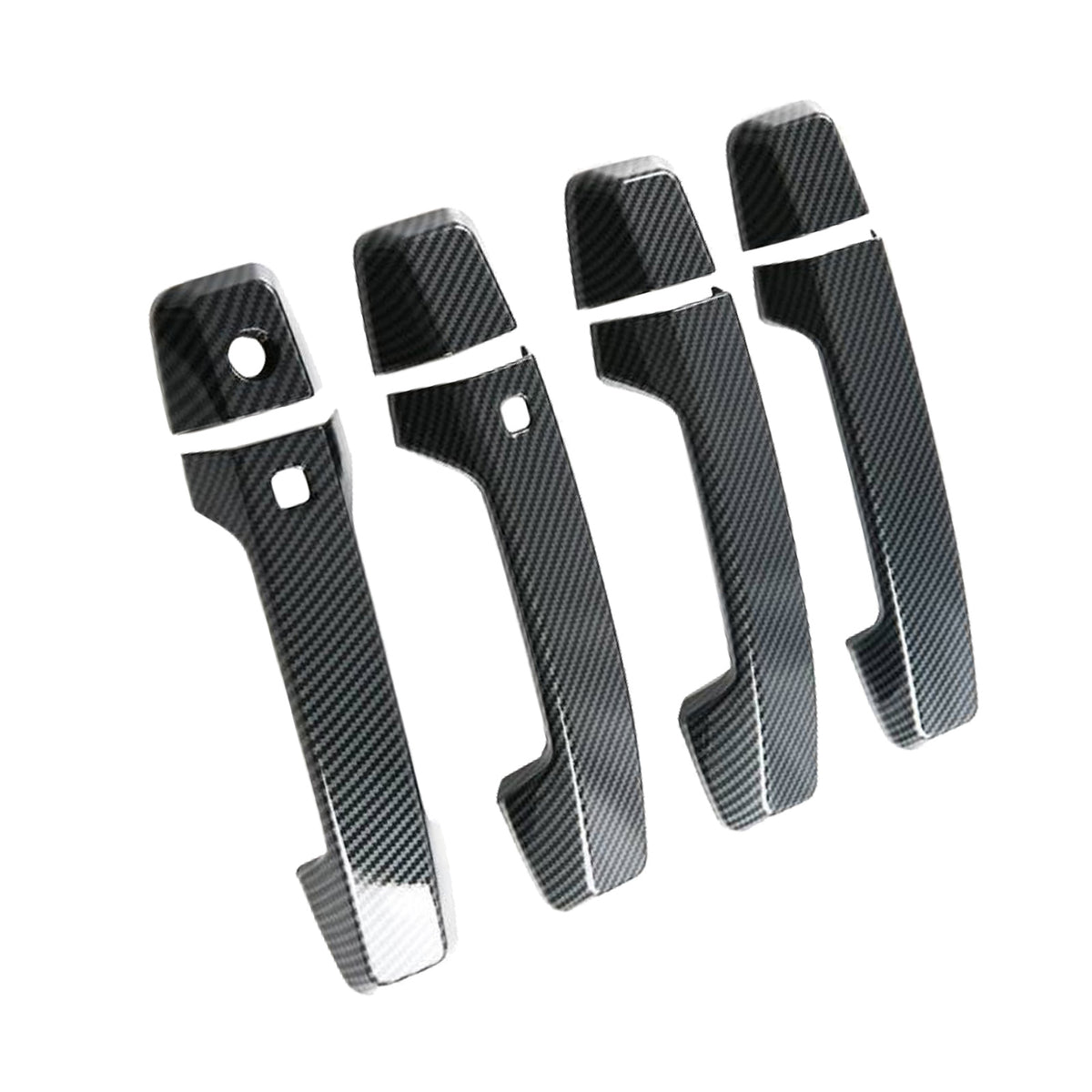 Side Door Handle Covers Suitable For Mitsubishi Triton L200 23-25 Carbon Fibre