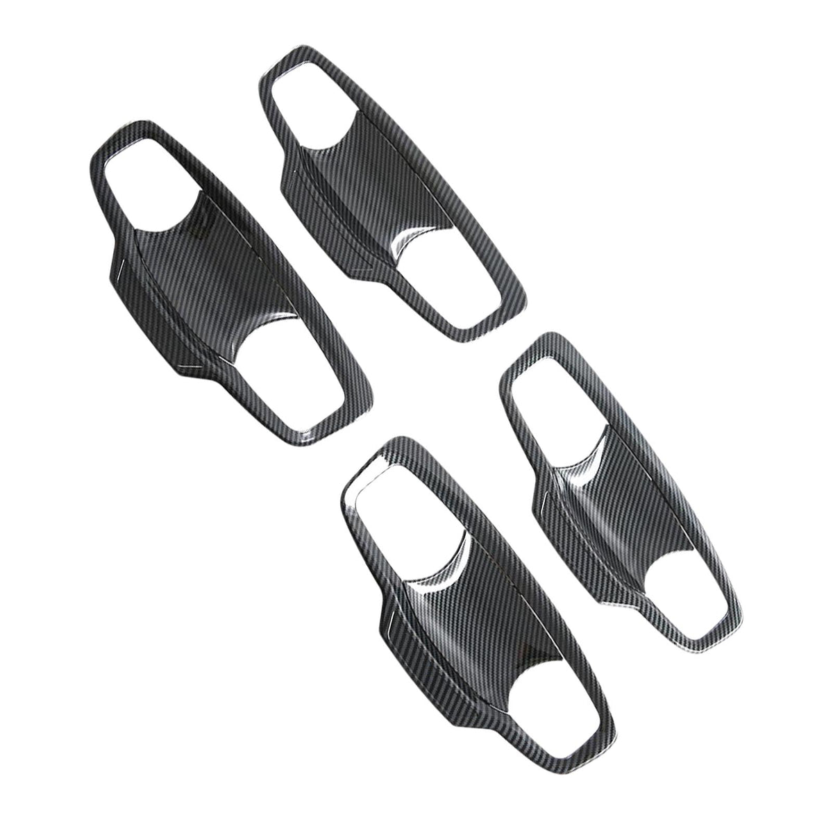 Carbon ABS Door Handle Bowl Cover Trim Suitable For Mitsubishi MV Triton 2023-25
