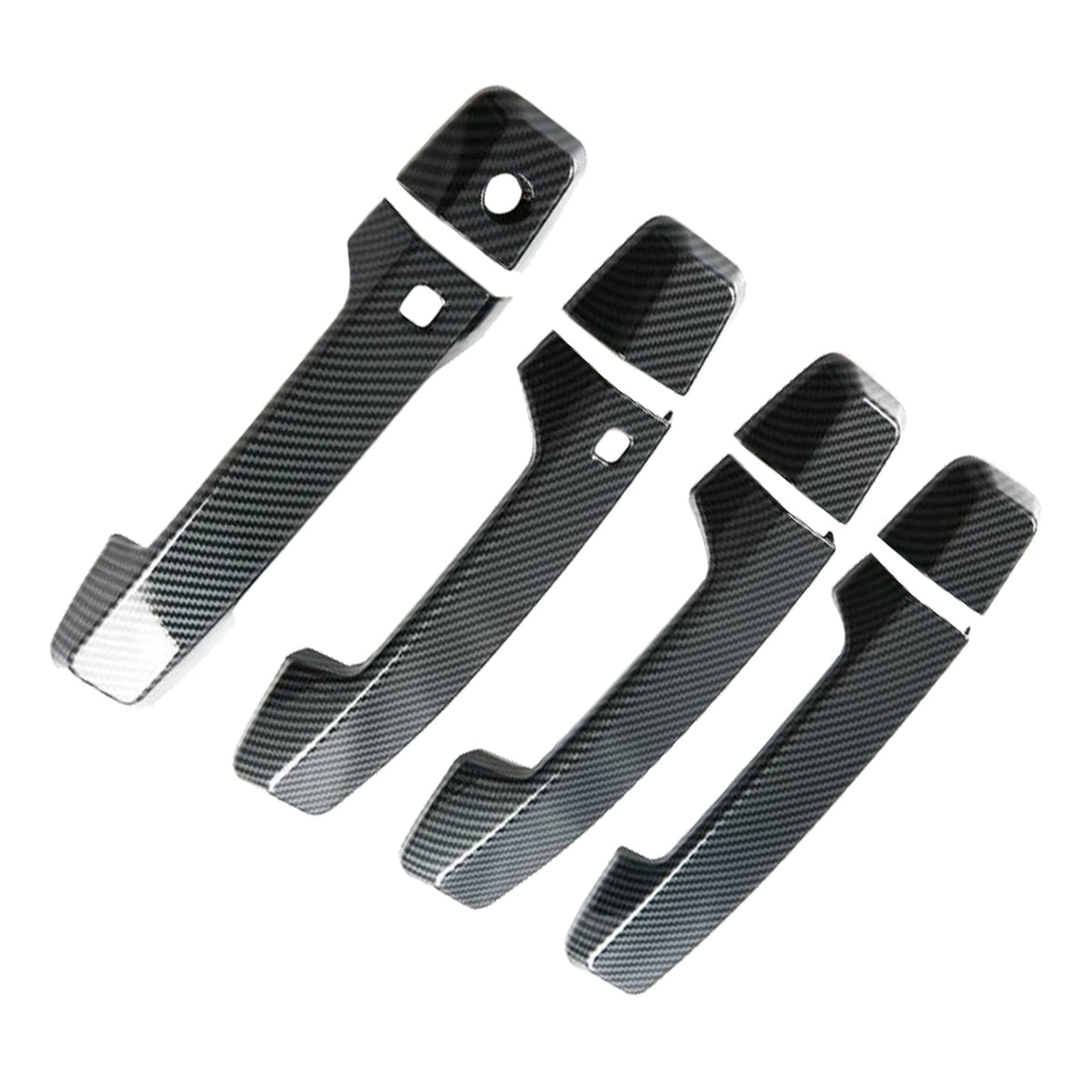 Side Door Handle Covers Suitable For Mitsubishi Triton L200 23-25 Carbon Fibre