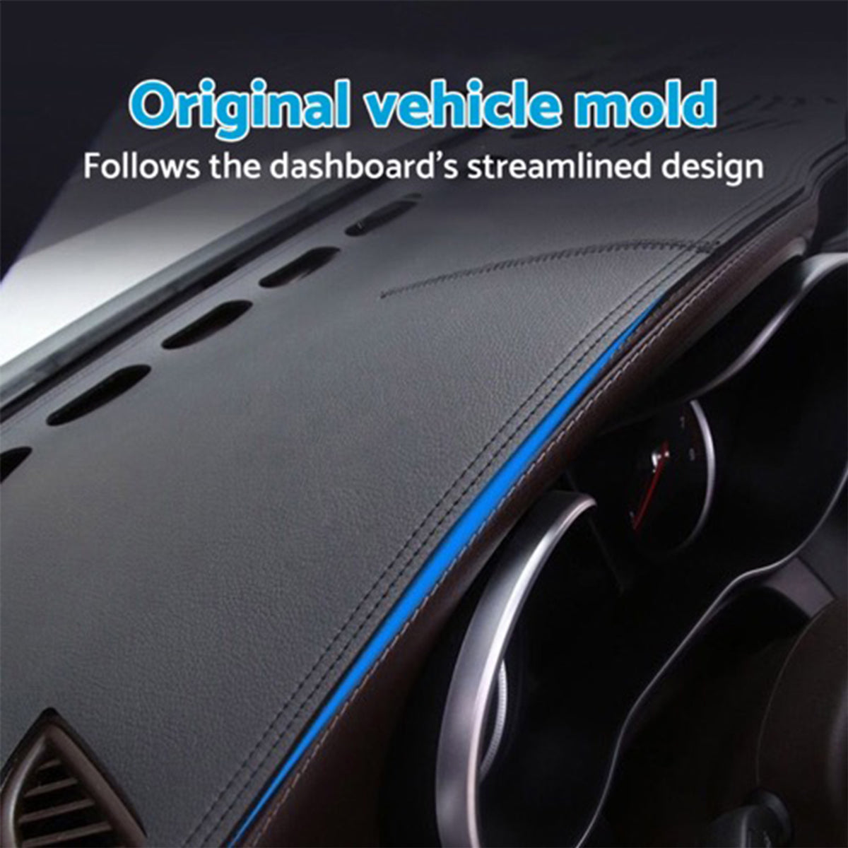 Dash Mat Suitable for BYD Dolphin 2023+ Non-Slip Microfiber Leather Pad Cover