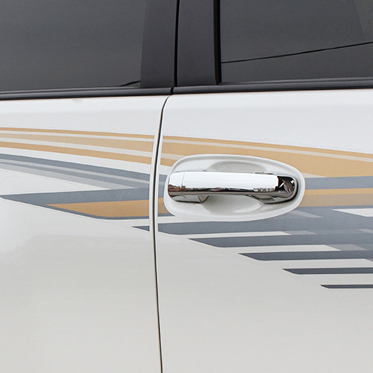 Door Handle Cover+Bowl Trim Suitable for Toyota Land Cruiser Prado  10-19