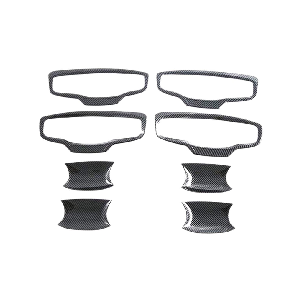 Carbon ABS Door Handle Bowl Cover Trim Suitable For Mitsubishi MV Triton 2023-25