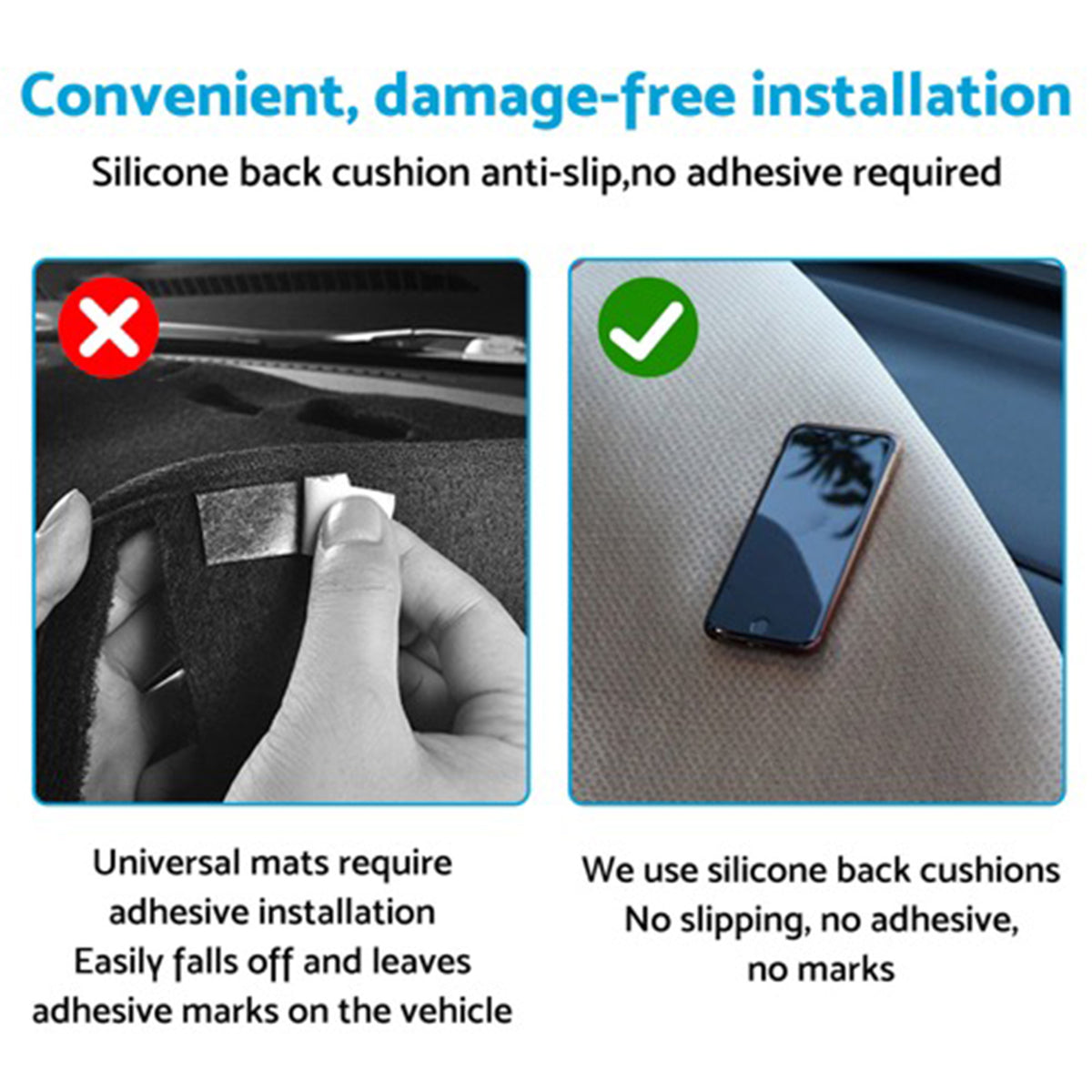 Non-Slip Microfiber Leather Dashboard Cover Suitable For GWM Tank 300 2023-2025