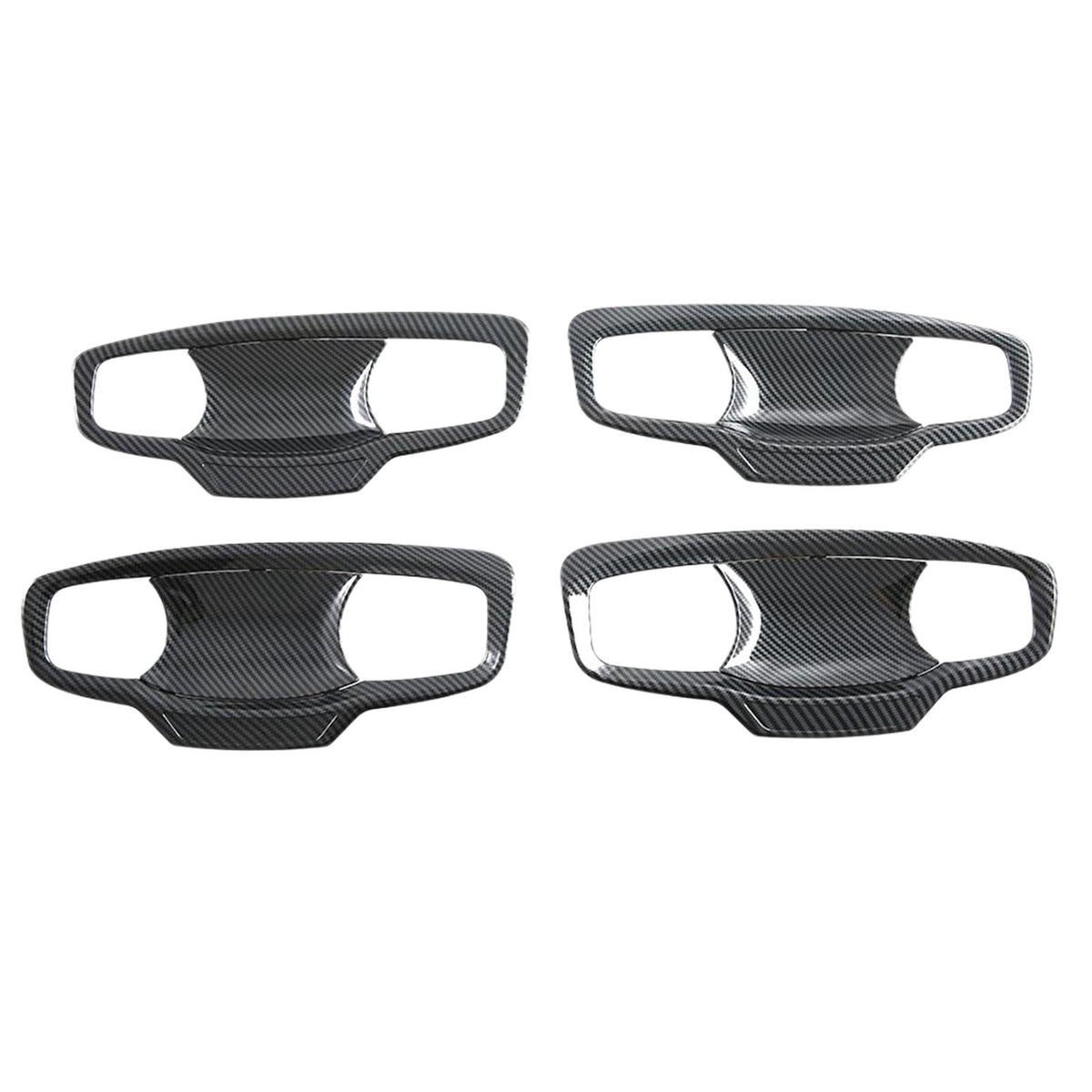 Carbon ABS Door Handle Bowl Cover Trim Suitable For Mitsubishi MV Triton 2023-25