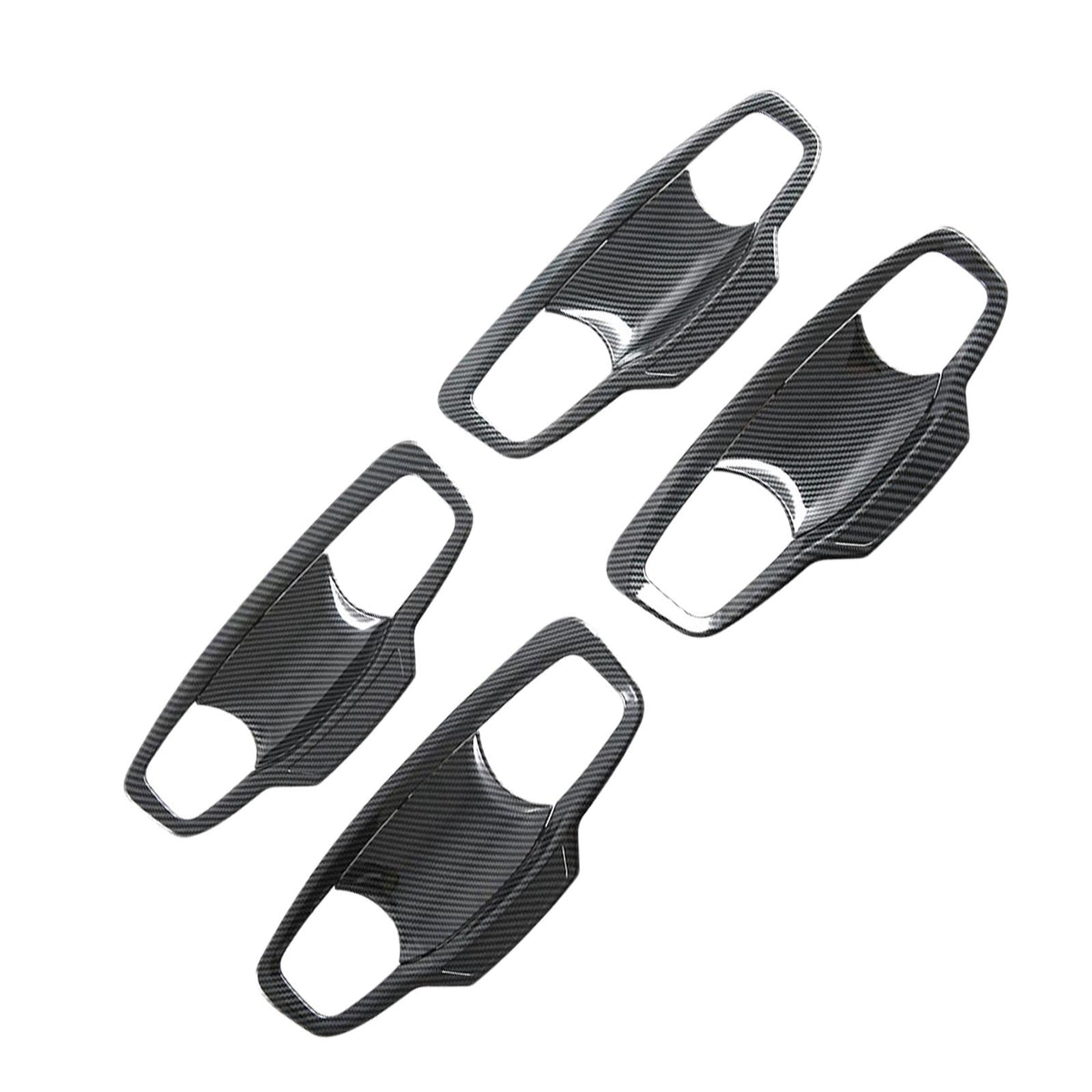 Carbon ABS Door Handle Bowl Cover Trim Suitable For Mitsubishi MV Triton 2023-25