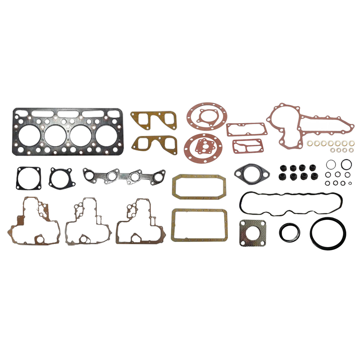 Full Overhaul Gasket Kit Upper Lower Set Suitable for Kubota V1902 15808-03310