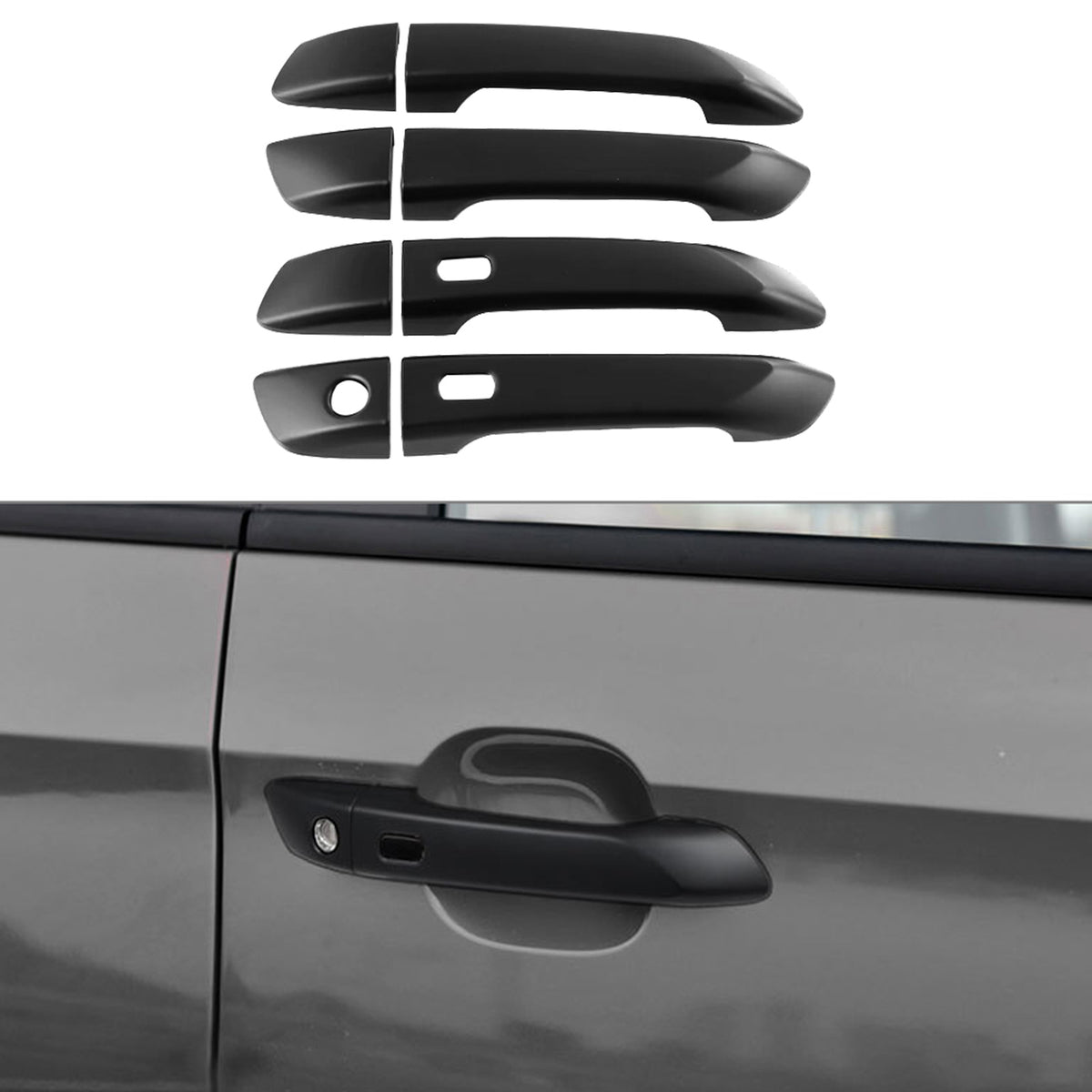 Side Door Handle Cover Trim Suitable for Mazda BT-50 Isuzu D-MAX 2021-2023