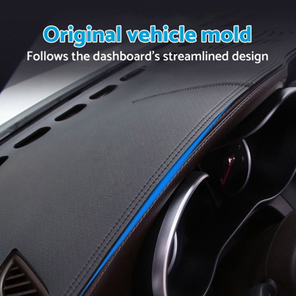Non-Slip Dash Mat Microfiber Leather Suitable For Ford Ranger 2022-2025