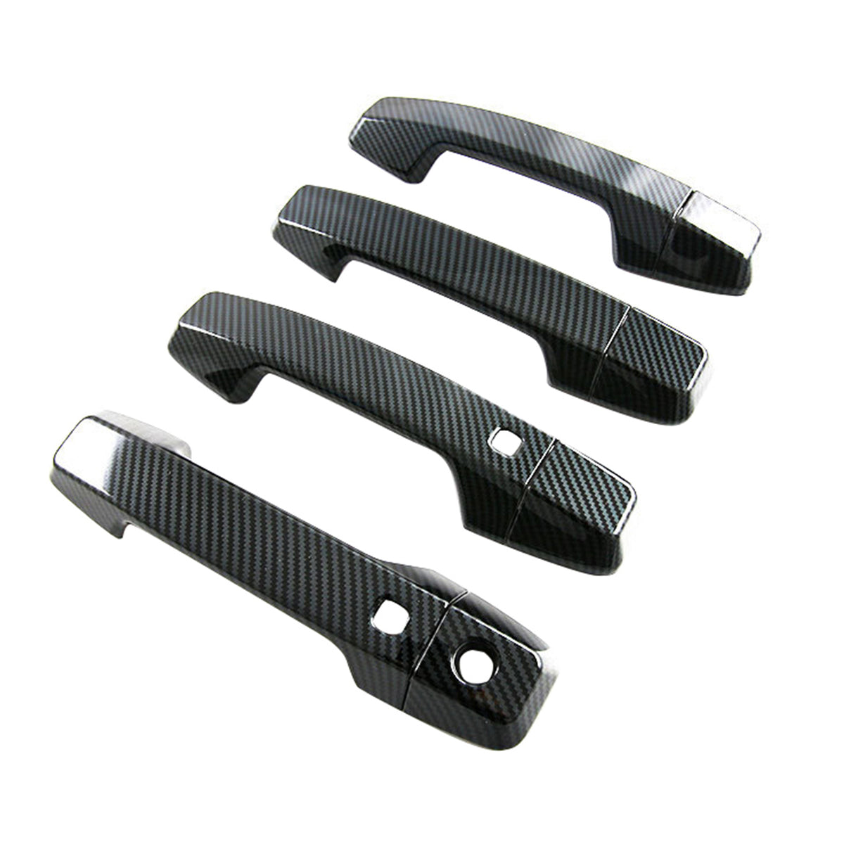 Side Door Handle Covers Suitable For Mitsubishi Triton L200 23-25 Carbon Fibre