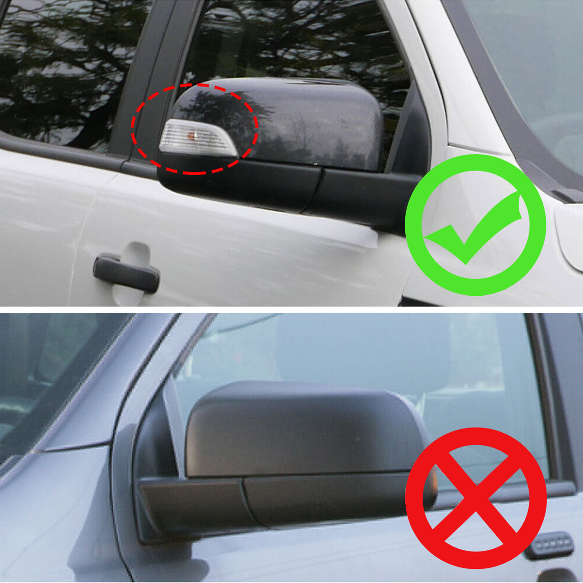 Door Handle Cover & Side Mirror Cover Suitable For Ford Everest 2015-2022